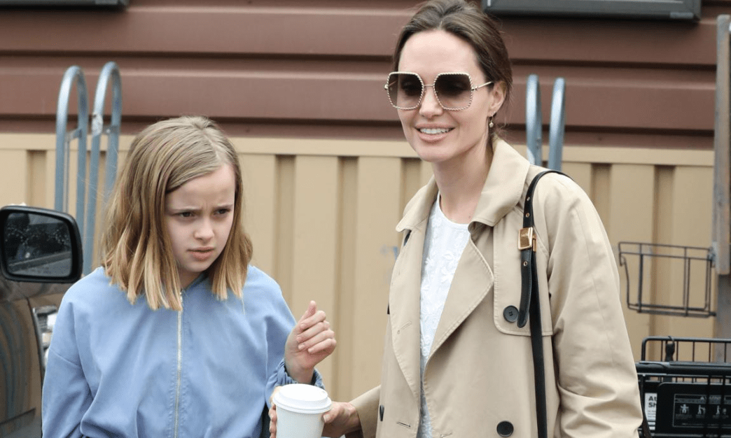 Angelina Jolie and her look alike daughter Vivienne